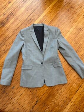 Theory Classic Blazer - B&W Micro-Check Size 6